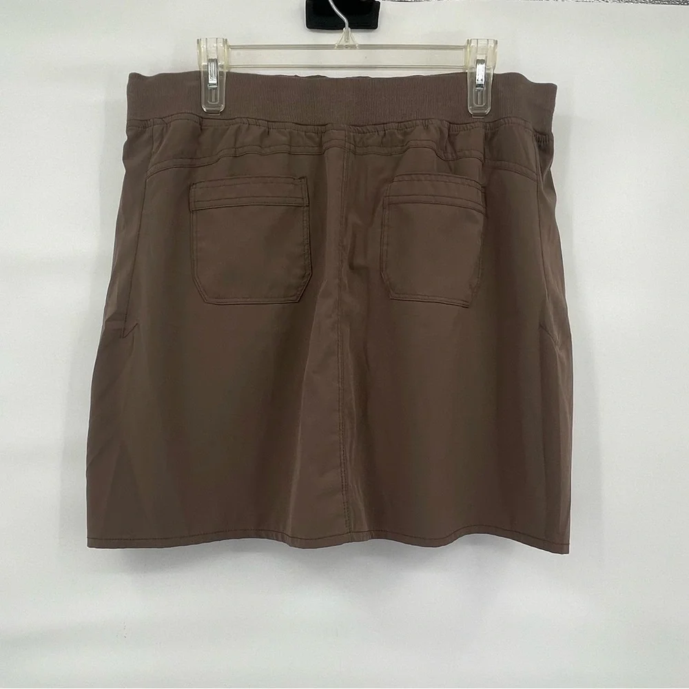 Caffe’ Marrakesh brown athletic comfort skirt skort - Picture 2 of 9